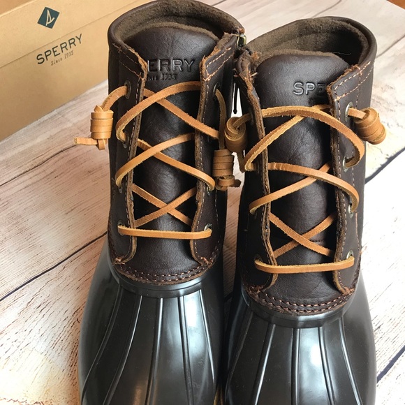NWT/ Sperry | Saltwater women’s boots winter duck - Picture 6 of 16